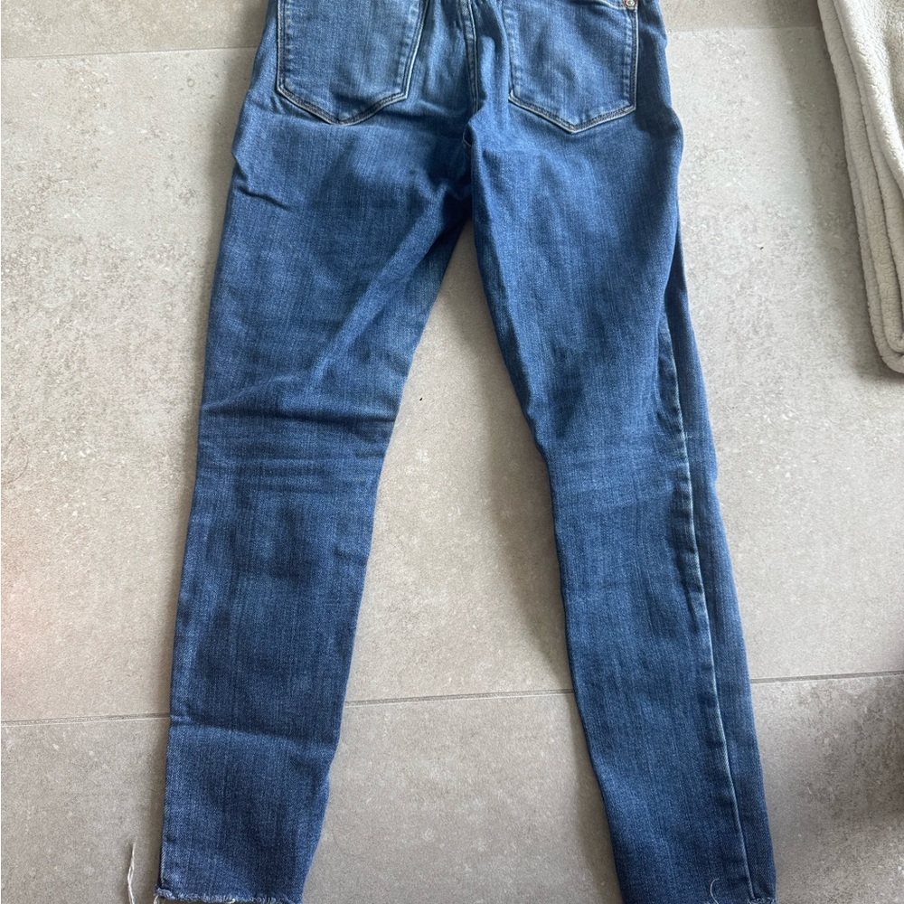 Mango Blue Skinny Jeans Classic Style